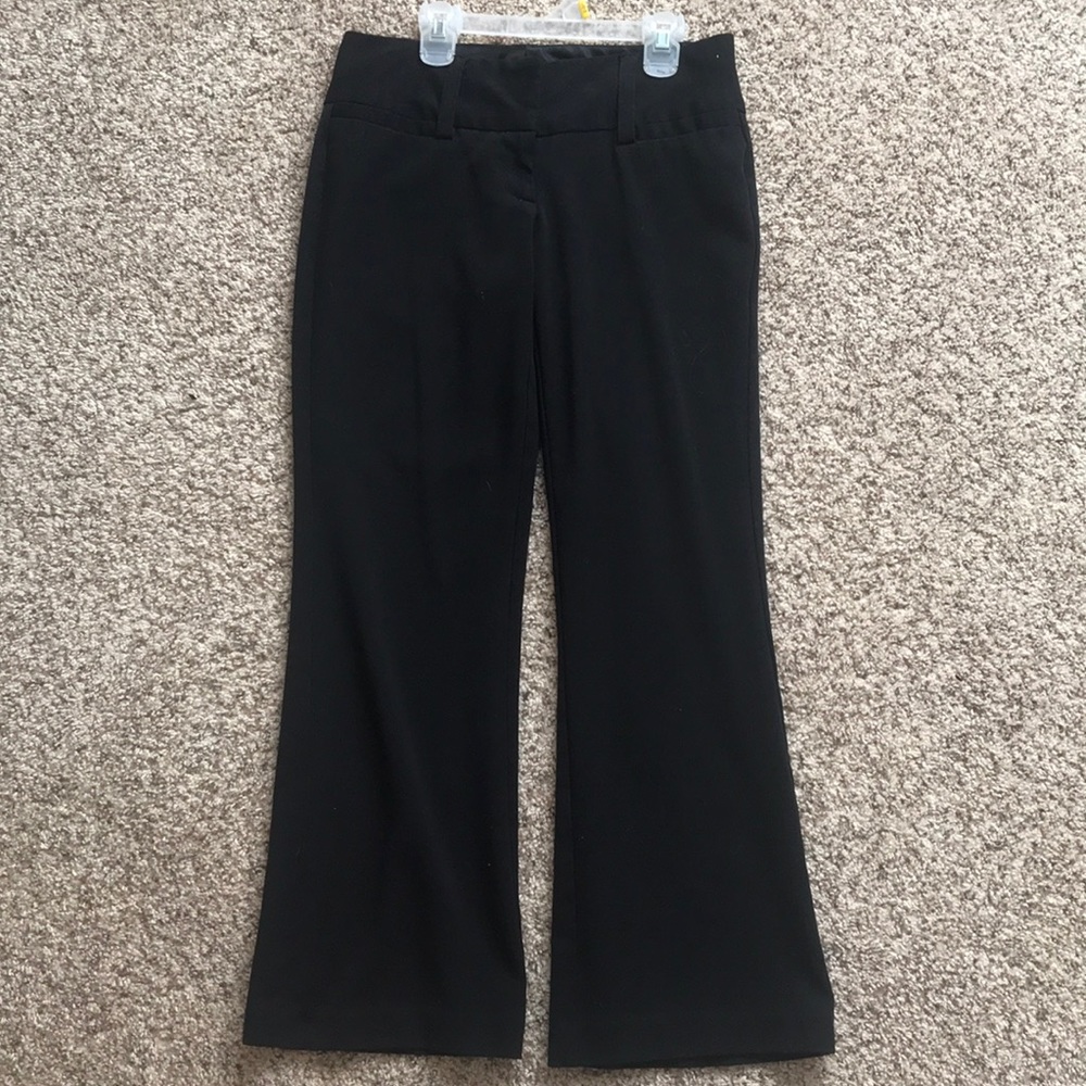 Black Dress pants. Size: 0 short
